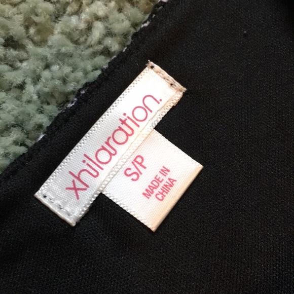 Xhilaration Black and White Damask Print Lace Dress, S - Picture 7 of 8